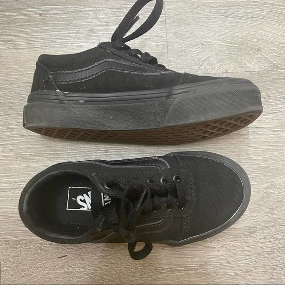 Vans Black Lace Up Toddler Boy Vans - Picture 1 of 5